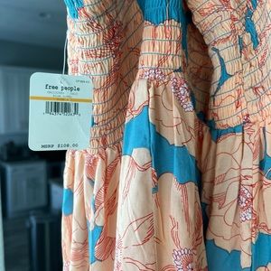 NWT Free People maxi ‘blue combo’